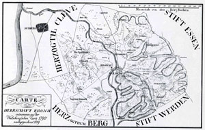 Karte um 1790